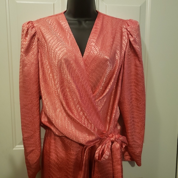 80s wrap dress